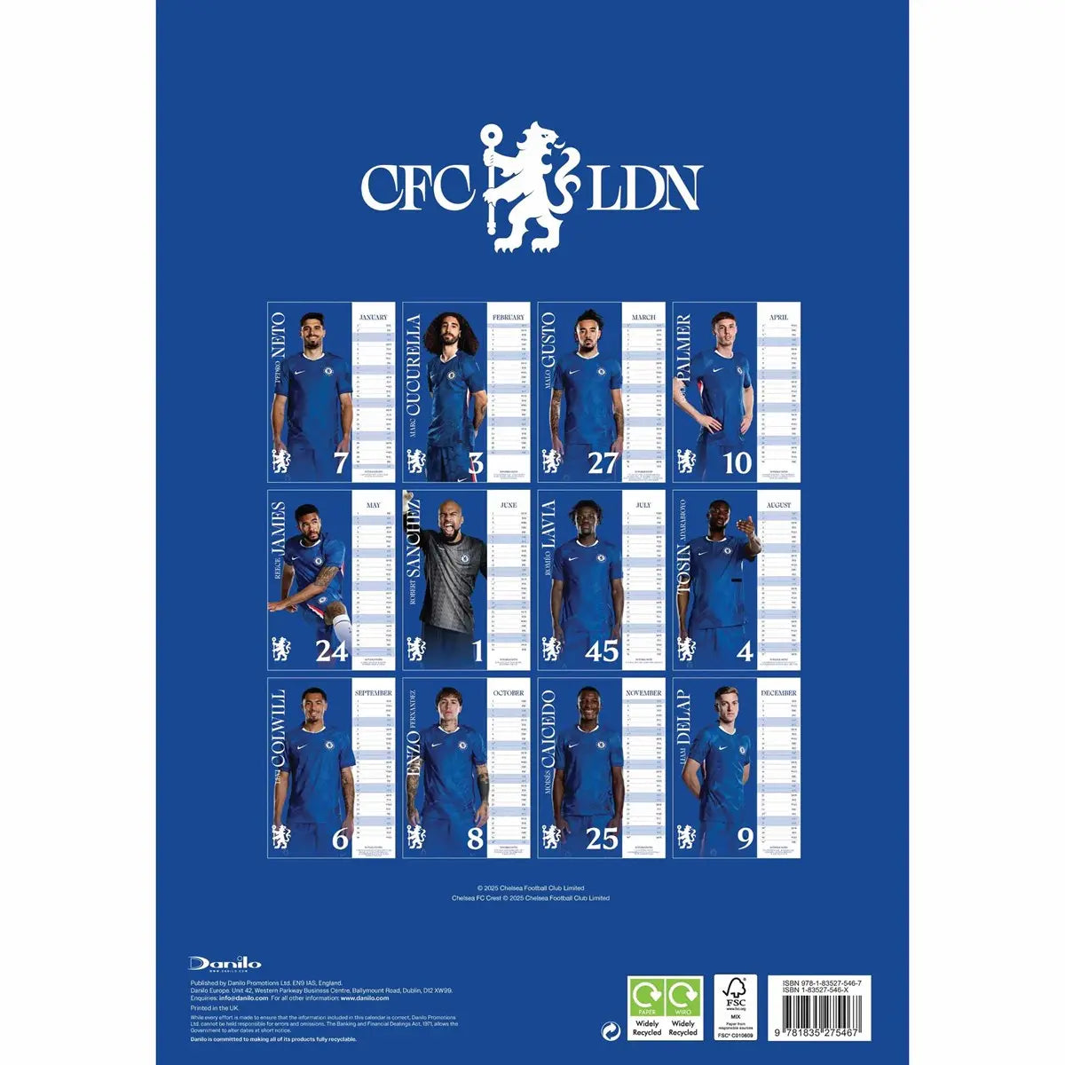 Buying Chelsea Calendar 2026 A3? Order online quickly and easily