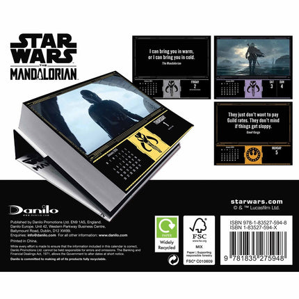 Danilo Disney Star Wars Mandalorian Boxed Kalender 2026