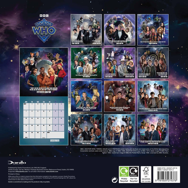 Danilo Doctor Who Kalender 2026