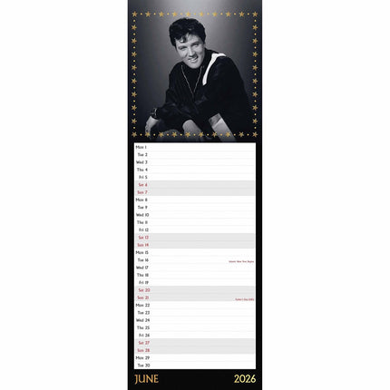 Danilo Elvis Presley Kalender 2026 Slimline