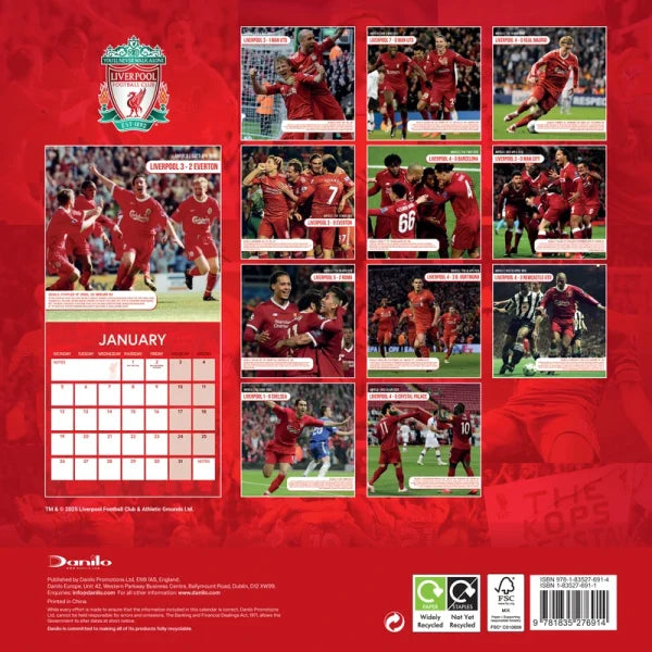 Danilo Liverpool Kalender 2026