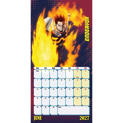 Danilo My Hero Academia Kalender 2027