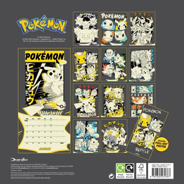 Danilo Pokemon Kalender 2026