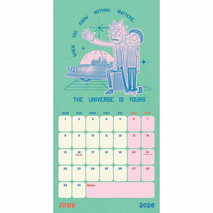 Danilo Rick and Morty Kalender 2026