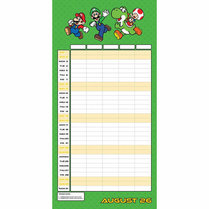 Danilo Super Mario Familie Planner 2026