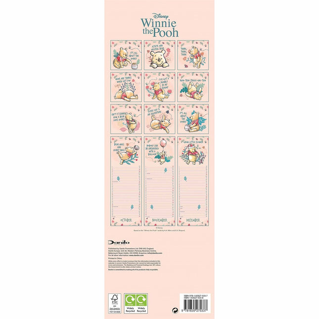 Danilo Winnie the Pooh Slimline Kalender 2026