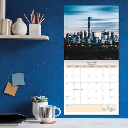 Dayplanner Amazing Cities Kalender 2026