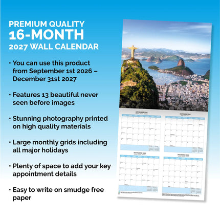 Dayplanner Amazing Cities Kalender 2027