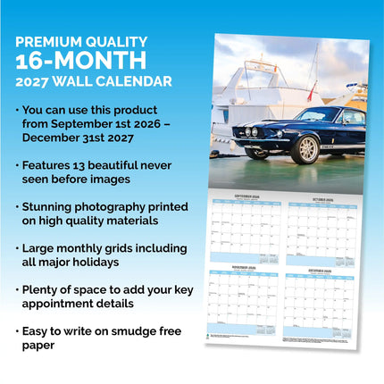 Dayplanner American Muscle Cars Kalender 2027
