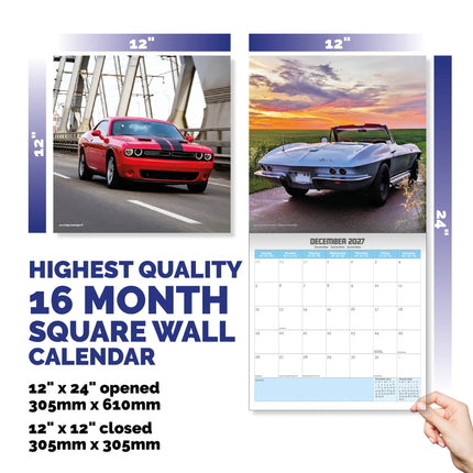 Dayplanner American Muscle Cars Kalender 2027