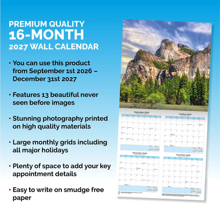 Dayplanner Amerika Kalender 2027