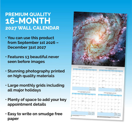 Dayplanner Astronomie Kalender 2027