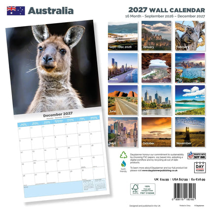 Dayplanner Australie Kalender 2027