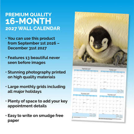 Dayplanner Baby Dieren Kalender 2027