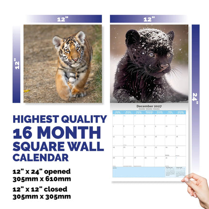 Dayplanner Baby Dieren Kalender 2027