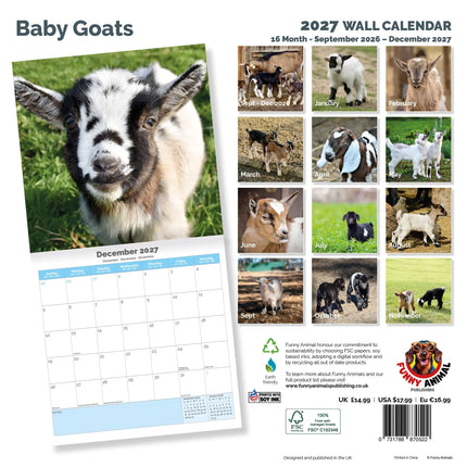 Dayplanner Baby Geitjes Kalender 2027