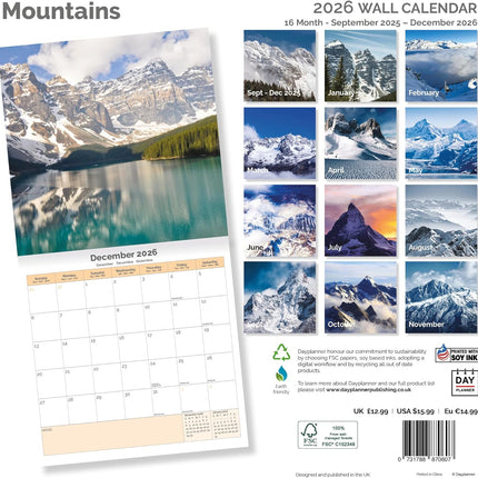 Dayplanner Bergen Kalender 2027