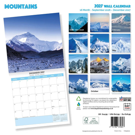 Dayplanner Bergen Kalender 2027