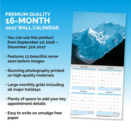 Dayplanner Bergen Kalender 2027