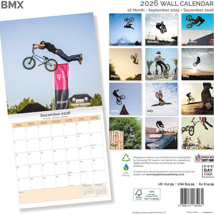 Dayplanner BMX Kalender 2026