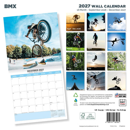 Dayplanner BMX Kalender 2027
