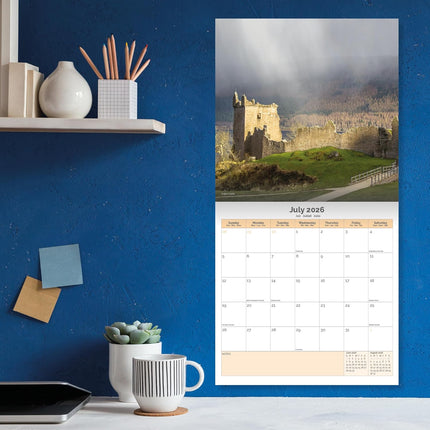 Dayplanner Britse Kastelen Kalender 2026