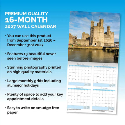 Dayplanner Britse Kastelen Kalender 2027