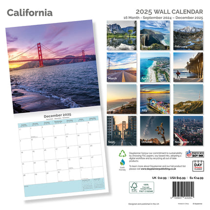 Dayplanner California Dreaming Kalender 2025