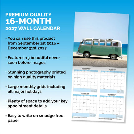 Dayplanner Camper Vans Kalender 2027