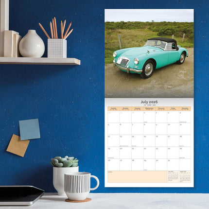 Dayplanner Classic British Sports Cars Kalender 2026