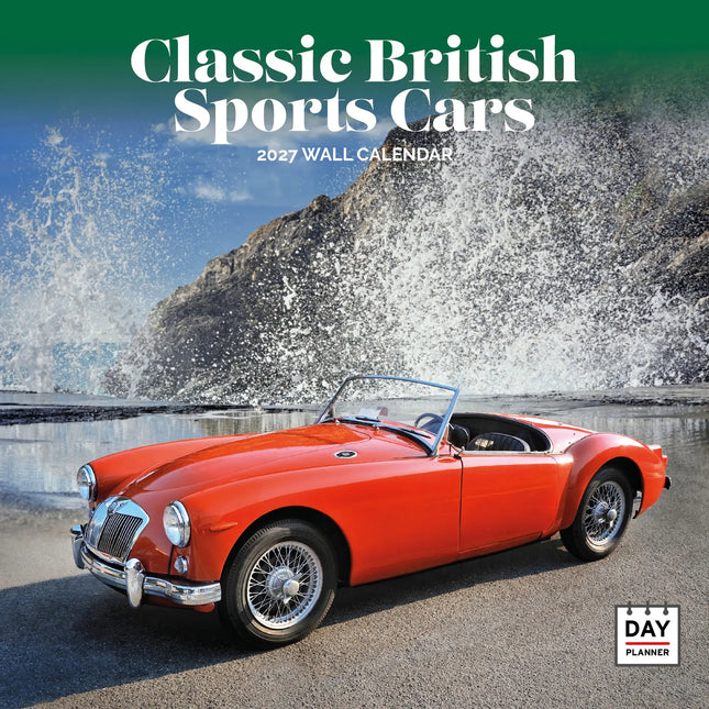 Dayplanner Classic British Sports Cars Kalender 2027