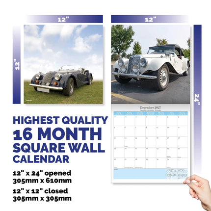 Dayplanner Classic British Sports Cars Kalender 2027