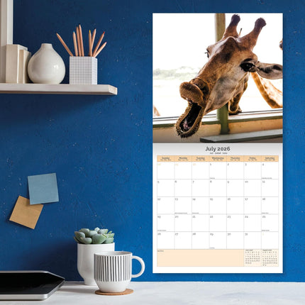 Dayplanner Dieren Selfies Kalender 2026