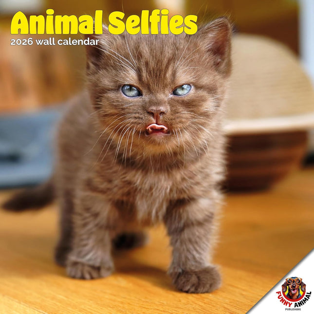 Dayplanner Dieren Selfies Kalender 2026