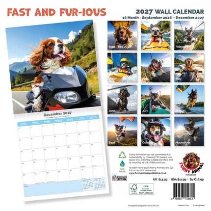 Dayplanner Fast & Fur-ious Kalender 2027