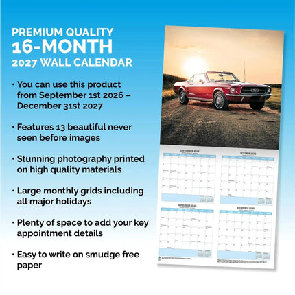 Dayplanner Ford Mustang Kalender 2027