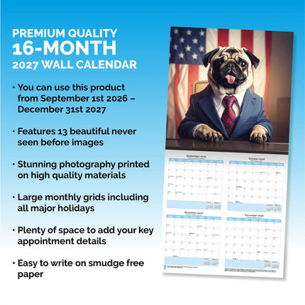 Dayplanner Honden aan het Werk Kalender 2027