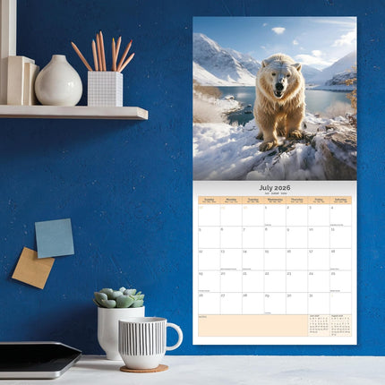 Dayplanner IJsberen Kalender 2026