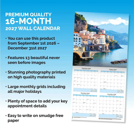 Dayplanner Italie Kalender 2027