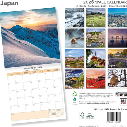 Dayplanner Japan Kalender 2026