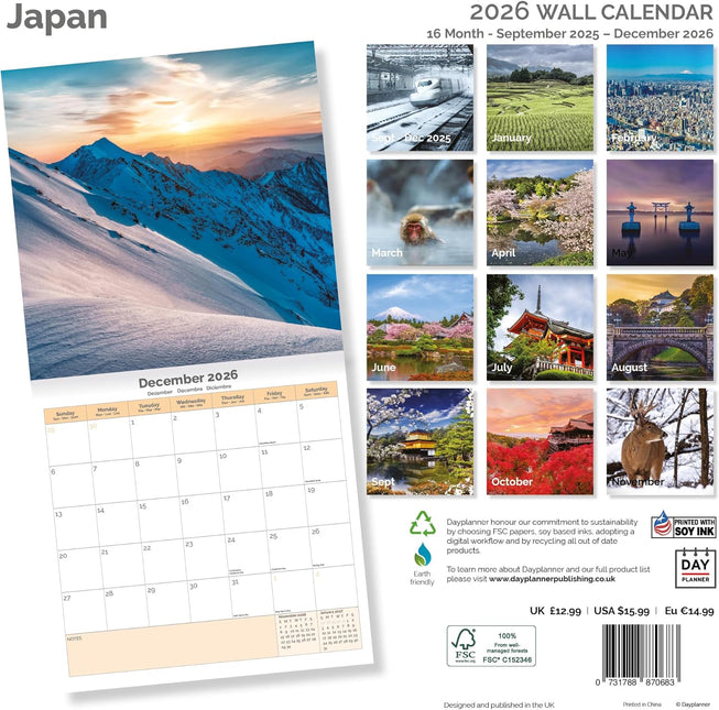 Dayplanner Japan Kalender 2026