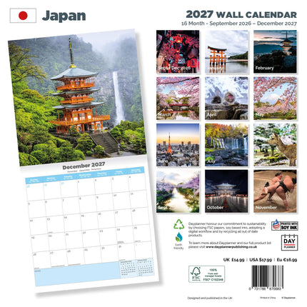 Dayplanner Japan Kalender 2027