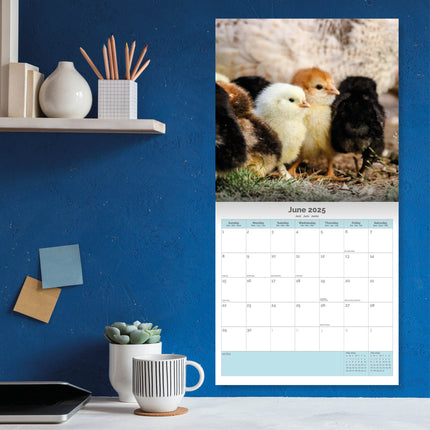 Dayplanner Kippen Kalender 2025