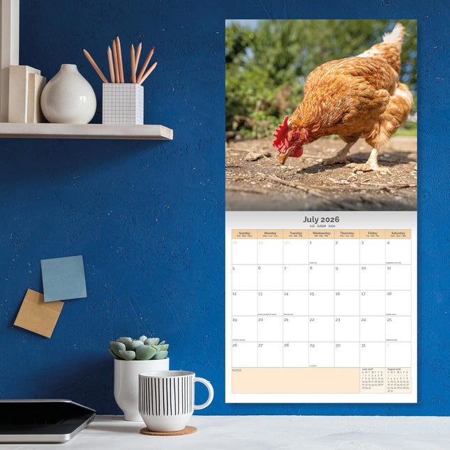 Dayplanner Kippen Kalender 2026