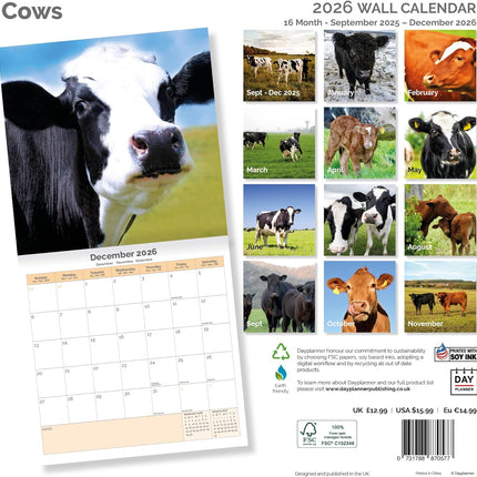 Dayplanner Koeien Kalender 2026