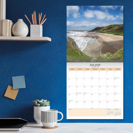Dayplanner Kustlijn Groot-Brittannië Kalender 2026