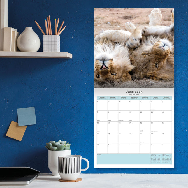 Dayplanner Leeuwen Kalender 2025