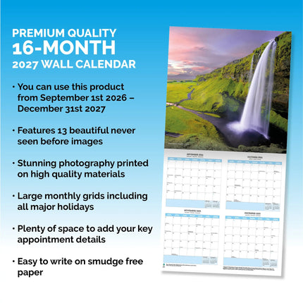 Dayplanner Natuur Wonderen Kalender 2027