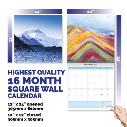 Dayplanner Natuur Wonderen Kalender 2027