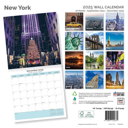 Dayplanner New York Kalender 2025